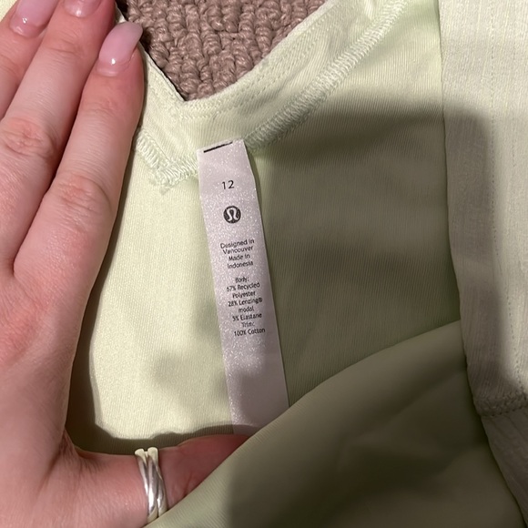 Lululemon | Ribbed Softstream Cropped Tank - Picture 5 of 8